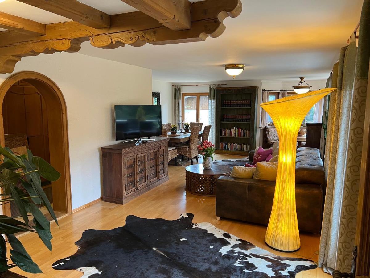 Alpen Suite Tegernsee - Grosse Sonnenterasse Und Idyllischer Garten Bad Wiessee Exterior foto